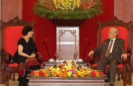 Tổng Bí thư Nguyễn Phú Trọng tiếp Đại sứ Ấn Độ